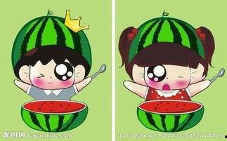 吃瓜 男女 照片高清,吃瓜男女的趣味瞬间